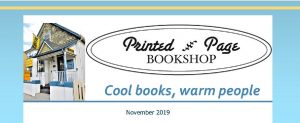 Printed Page Bookshop Email Newsletter